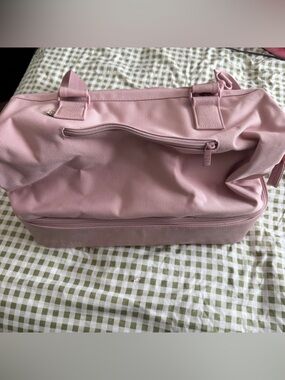 BEIS Mini Weekender in Atlas Pink